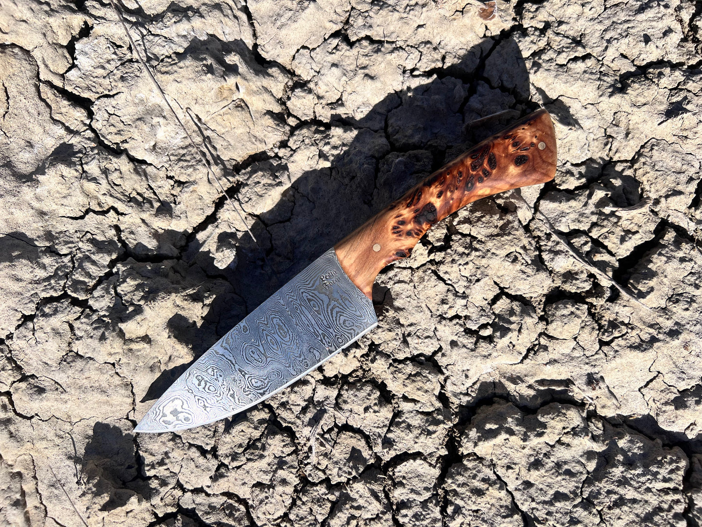 Damascus Hunter Knife