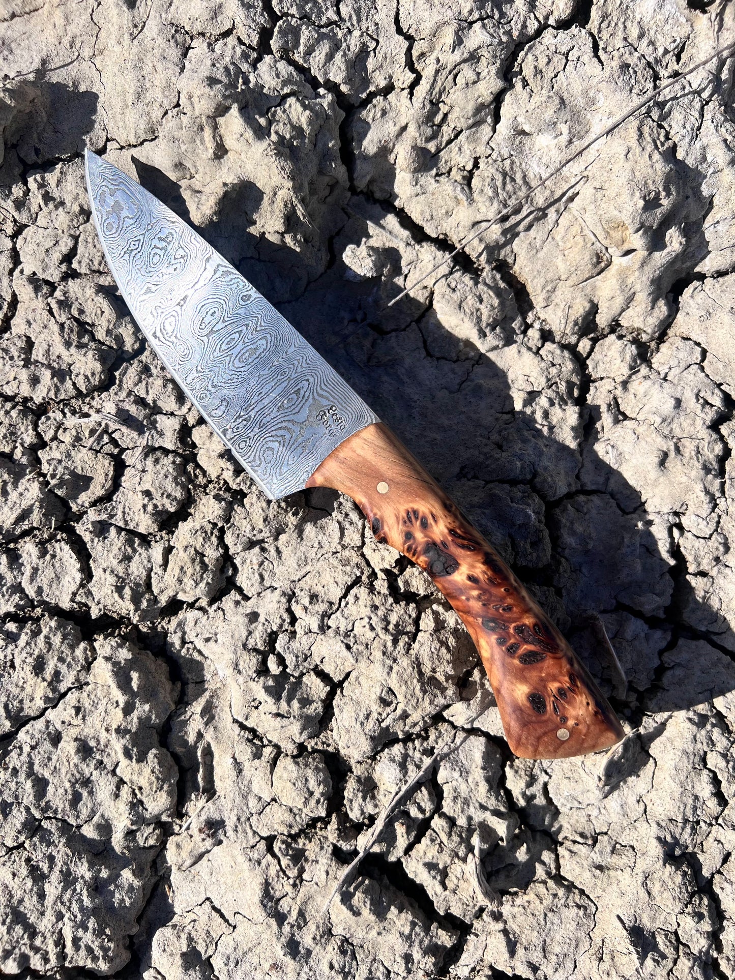 Damascus Hunter Knife